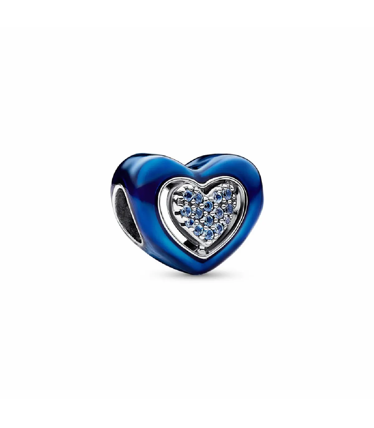CHARM PANDORA CORAZóN GIRATORIO AZUL  792750C01