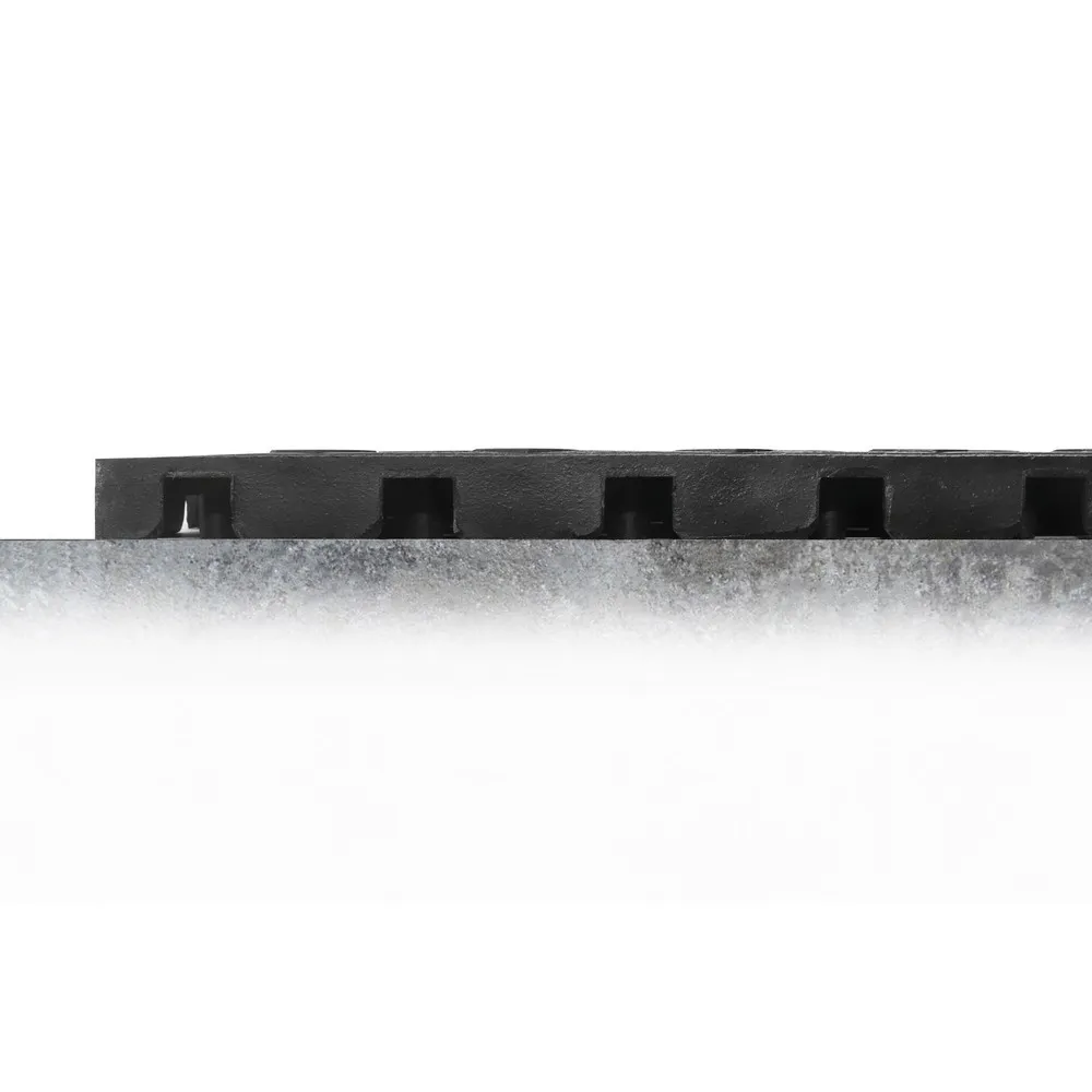 COBA Alfombrilla antifatiga LOCK Premium, perforada, An x Fo 500 x 500 mm, negra