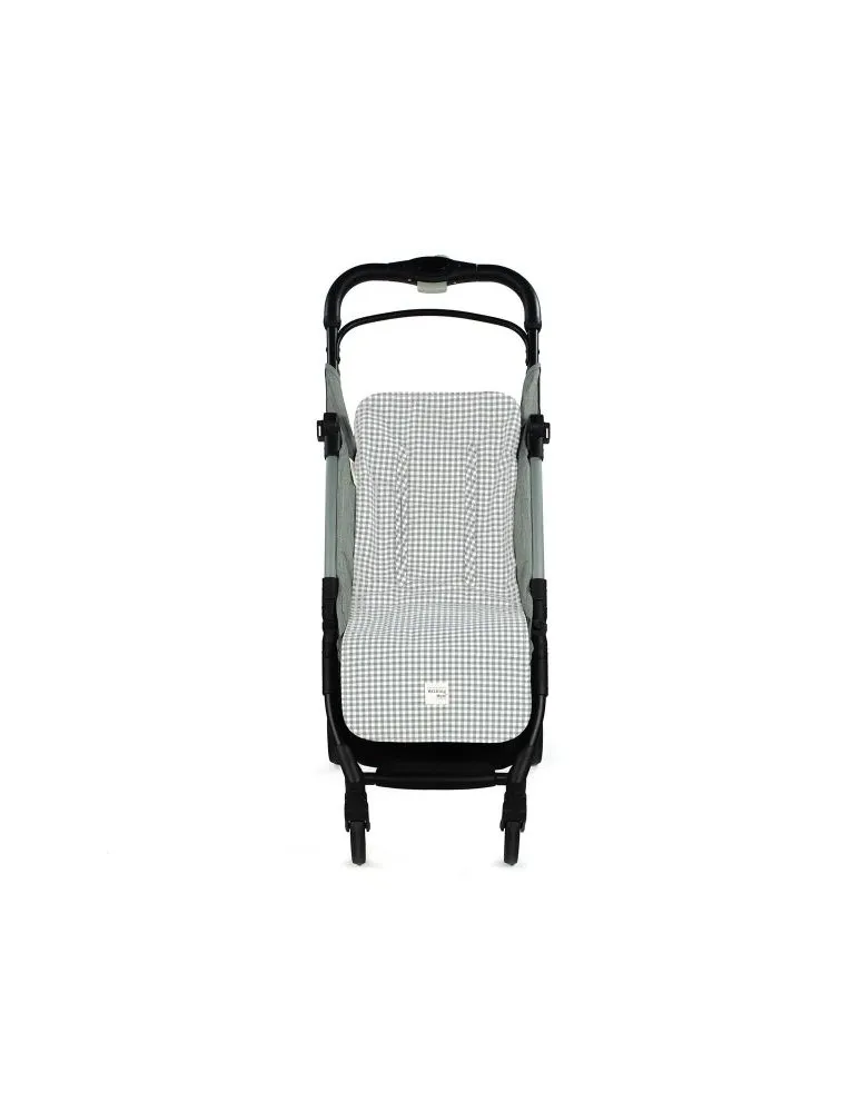 COLCHONETA I LOVE VICHY CUADRO GRIS WALKING MUM