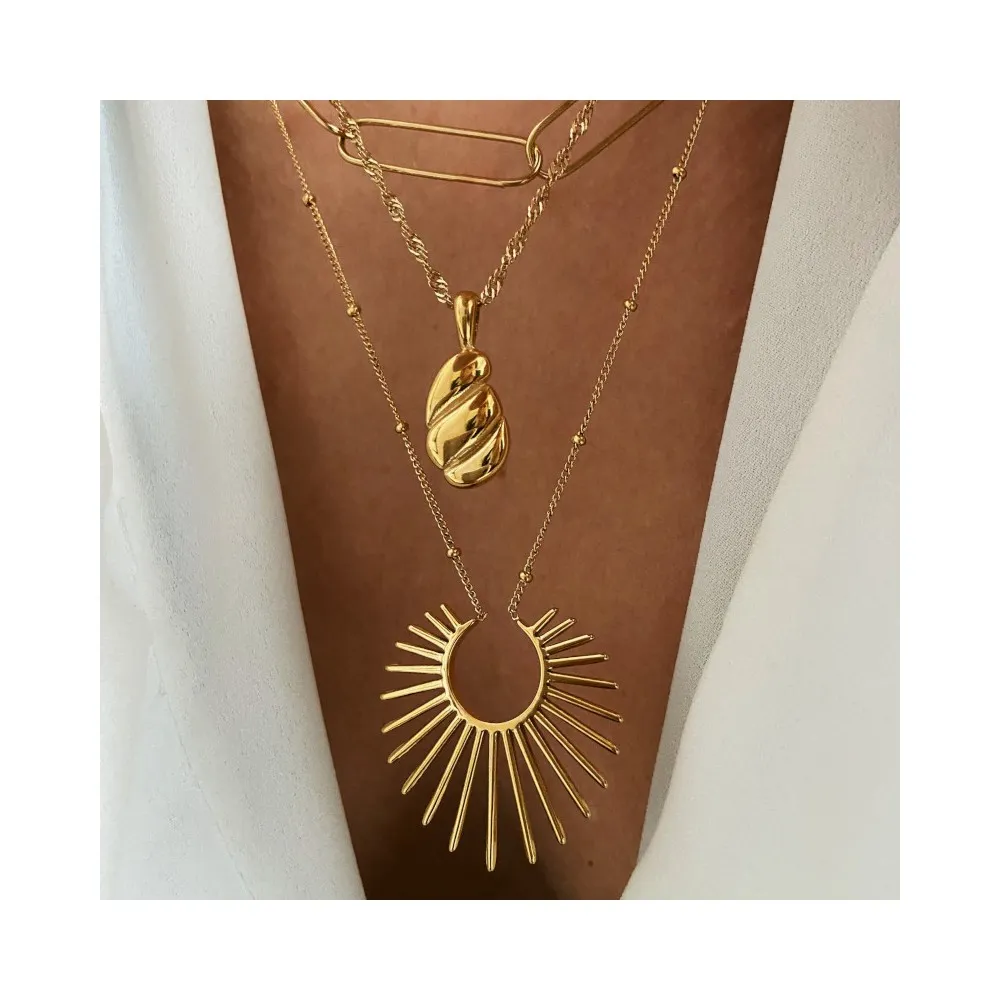 Collar Colmena Oro