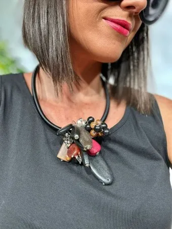 Collar Cordón Charms MIQUELLA 81