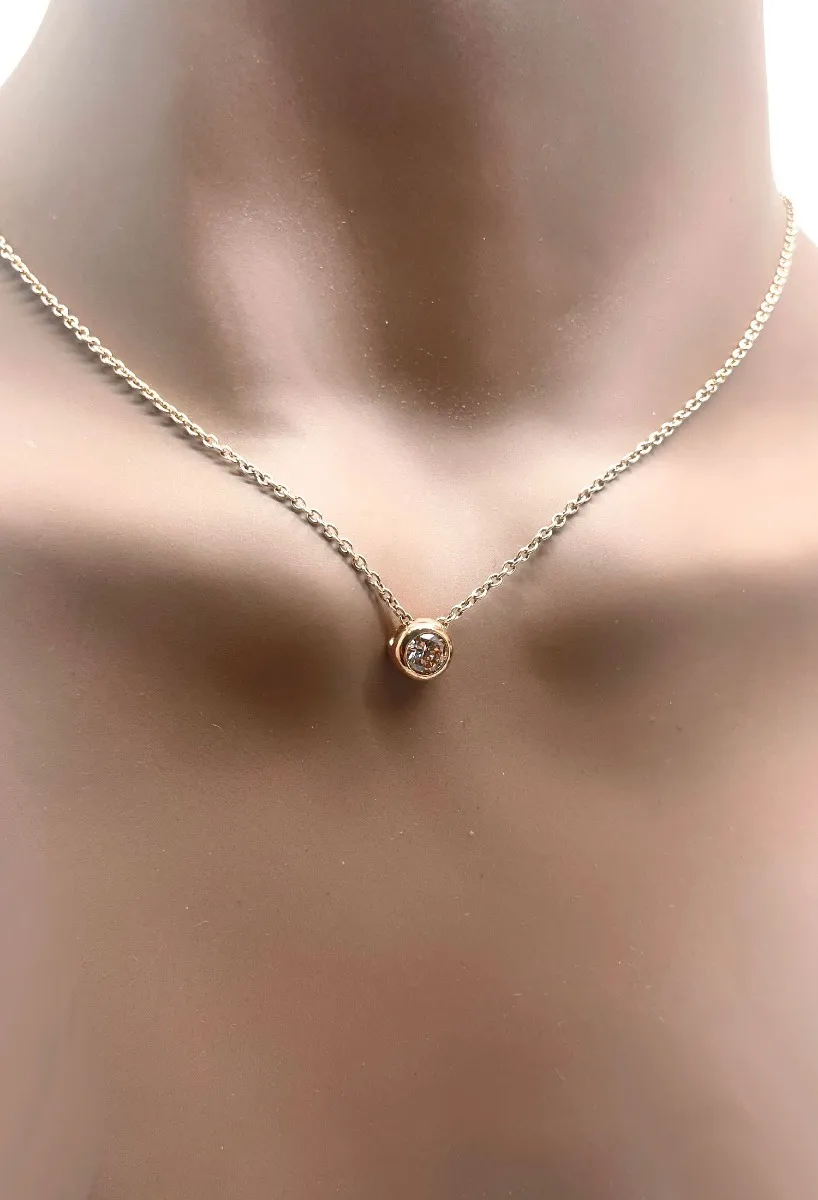 COLLAR DE PLATA CHAPADA CON CIRCONITA. 248_C8I9085AC40