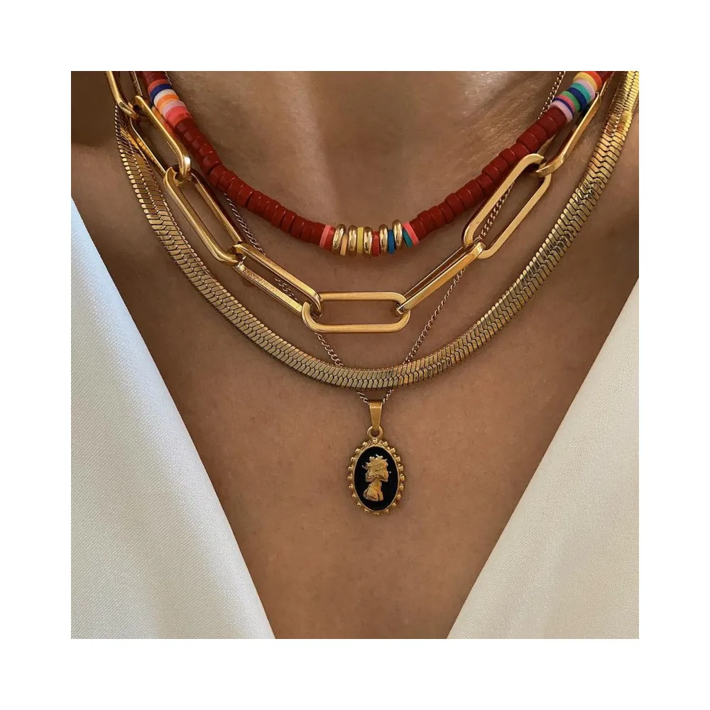Collar Enid Oro (38 cm)