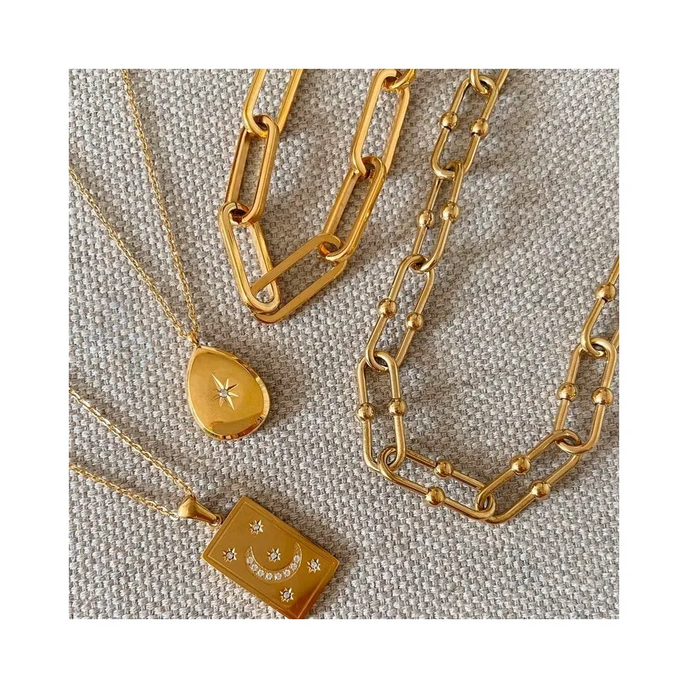 Collar Enid Oro (38 cm)