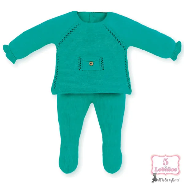 CONJUNTO BEBÉ PUNTO VICHY MYKONOS Mac Ilusión