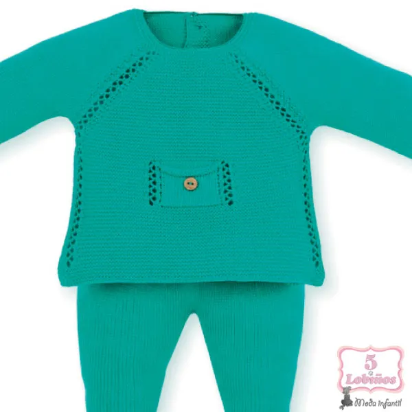 CONJUNTO BEBÉ PUNTO VICHY MYKONOS Mac Ilusión