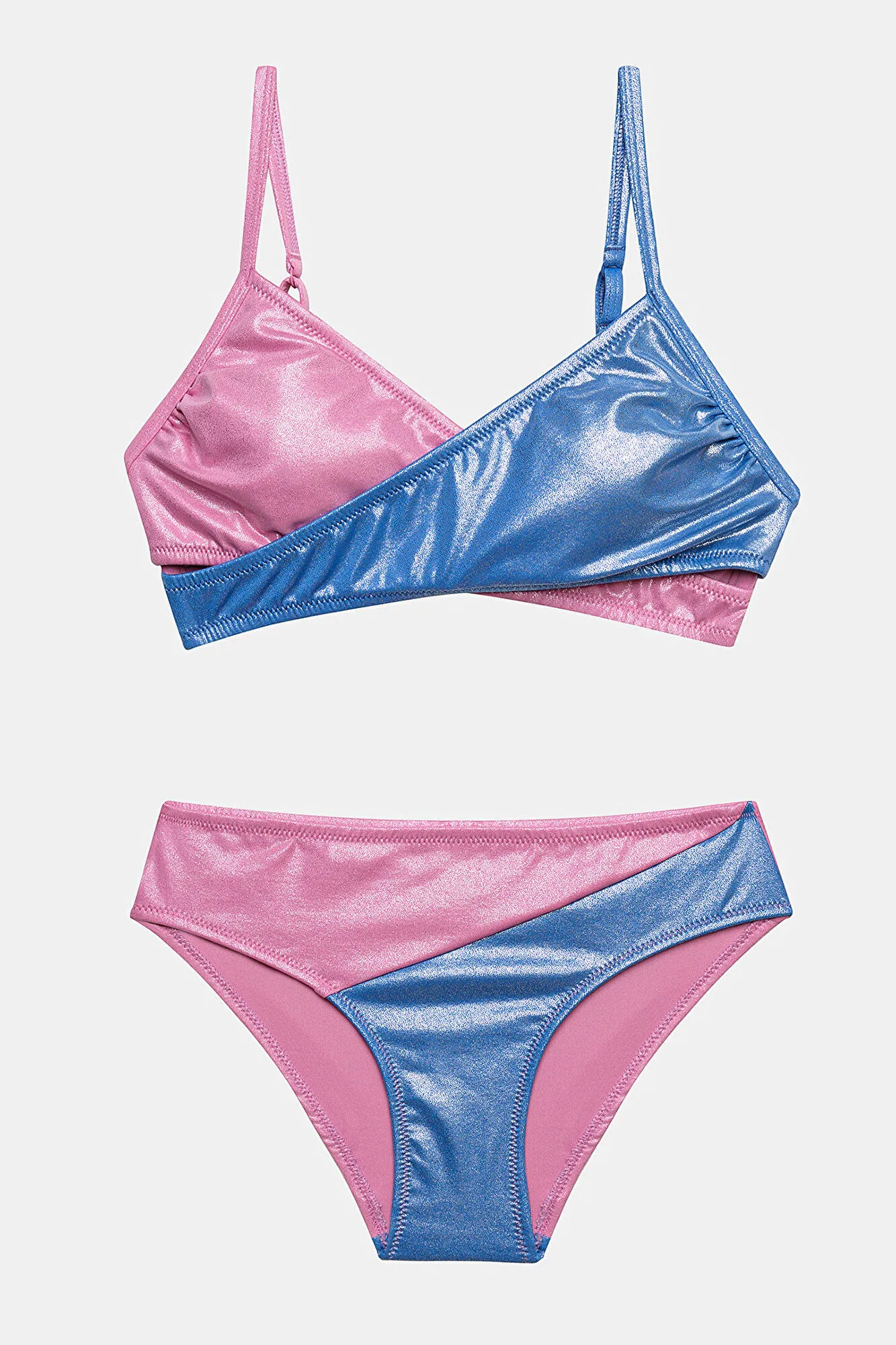 Conjunto de bikini estampado para niña