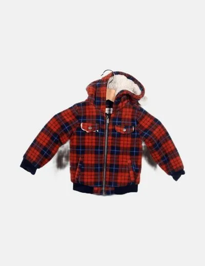 Cool Chaqueta naranja de cuadros