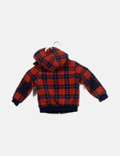Cool Chaqueta naranja de cuadros