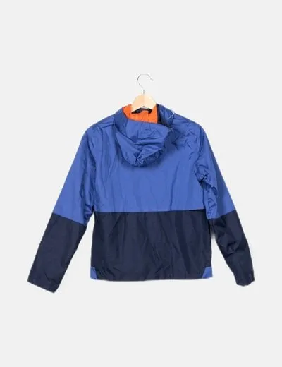 Decathlon Chaqueta impermeable azul