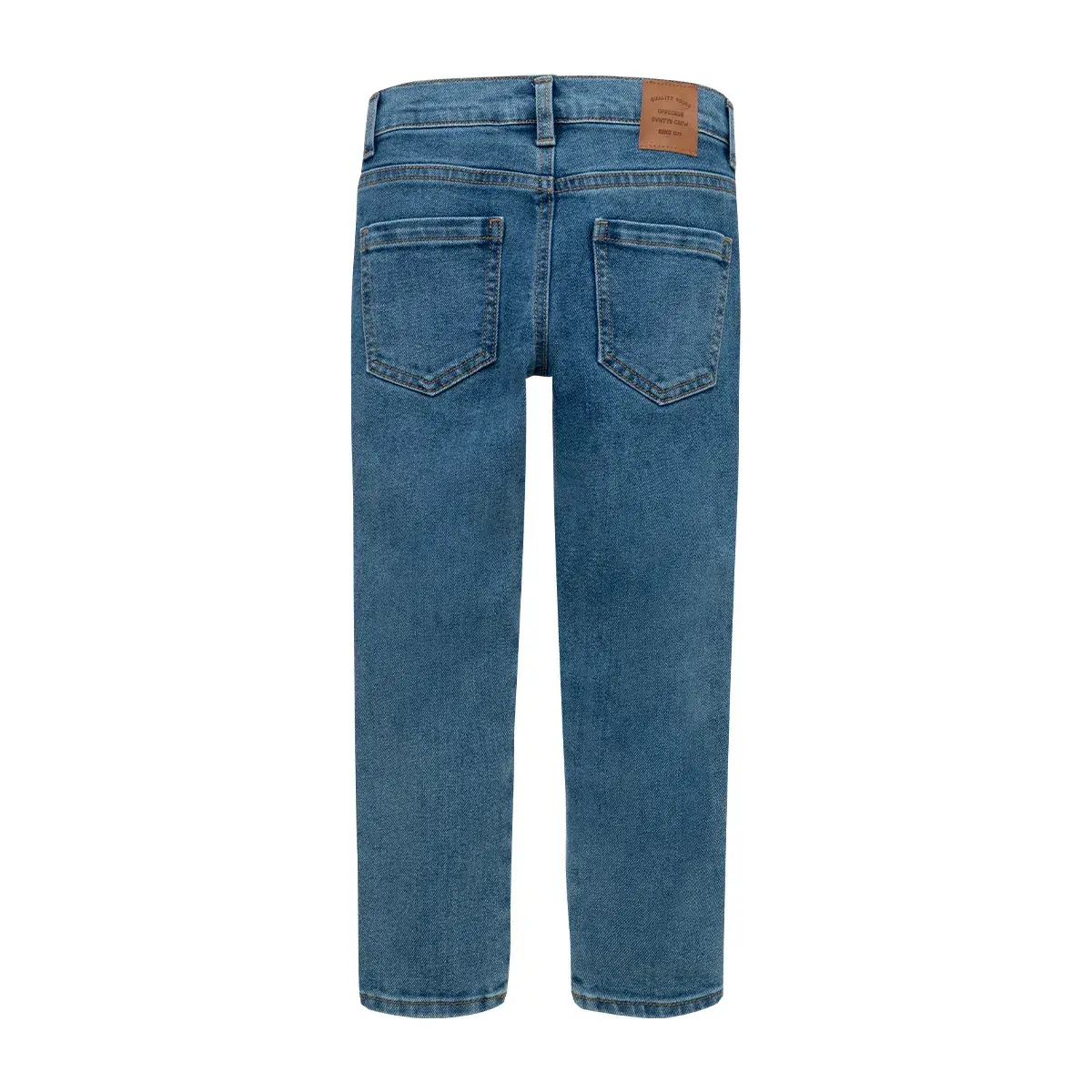 Denim silueta super slim en tejido plano