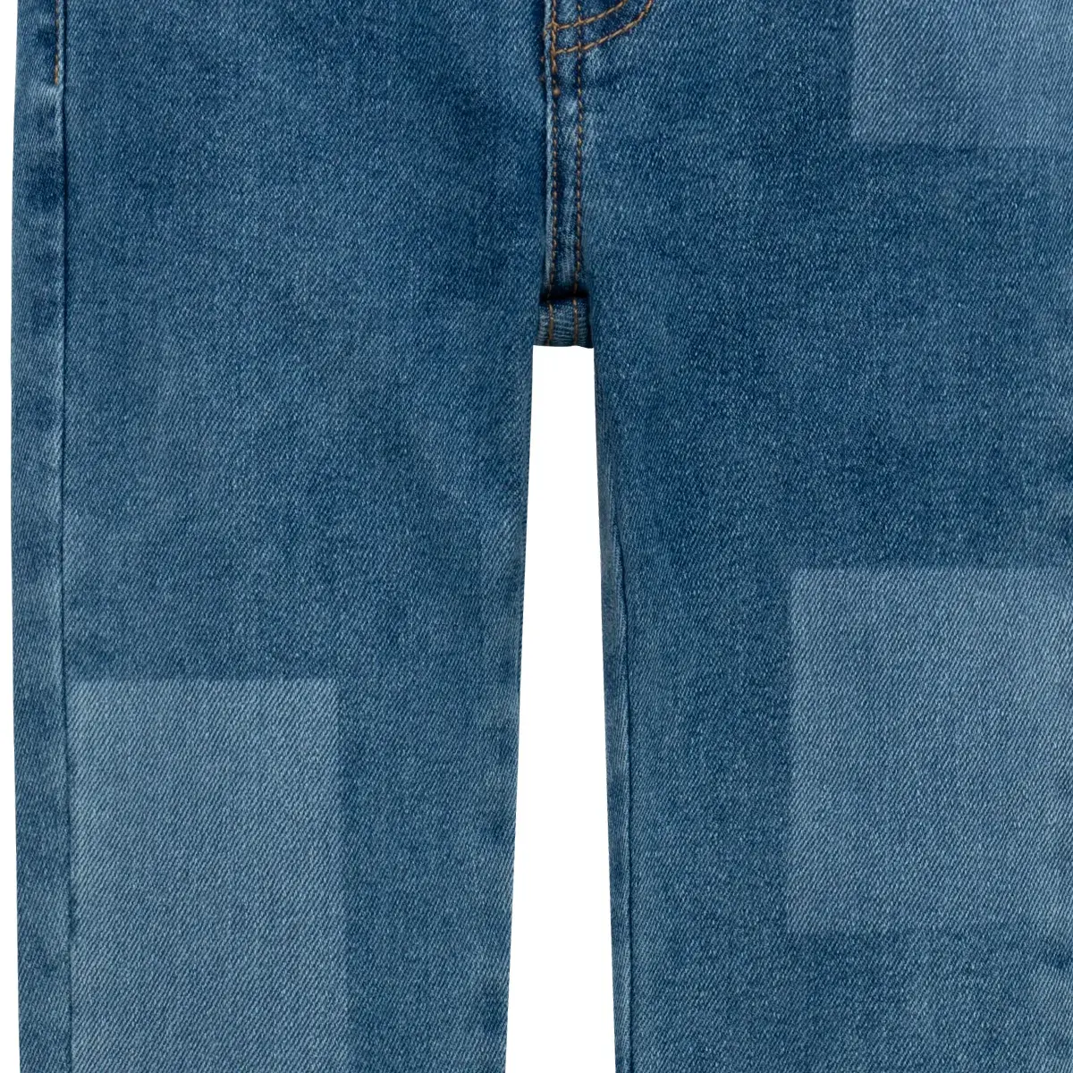 Denim silueta super slim en tejido plano