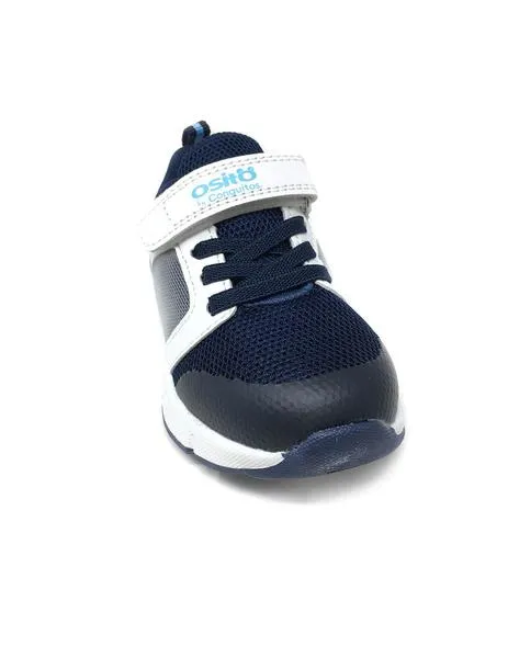 deportivo blanco y azul con luz