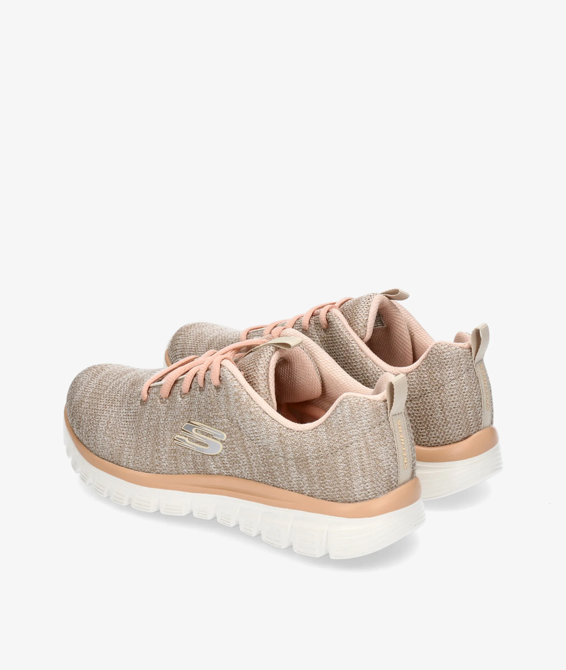 Deportivos Skechers 12614 en beige