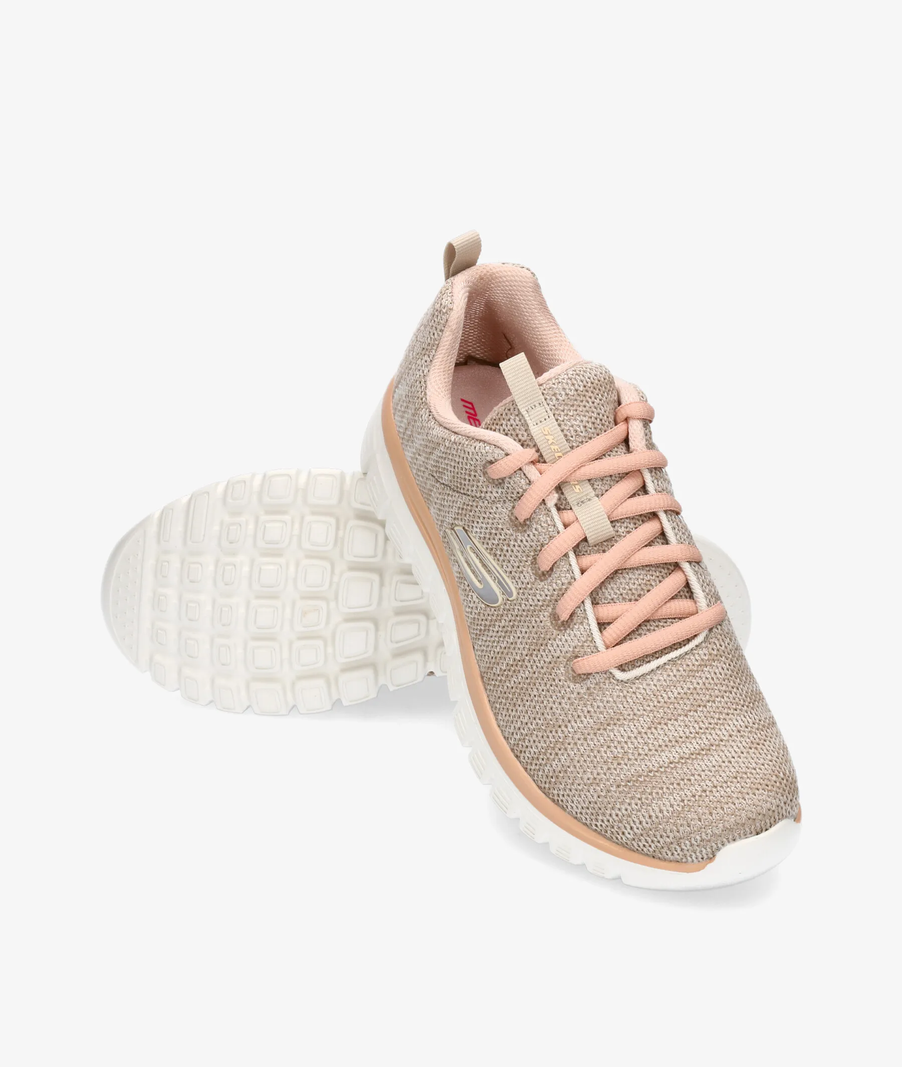 Deportivos Skechers 12614 en beige