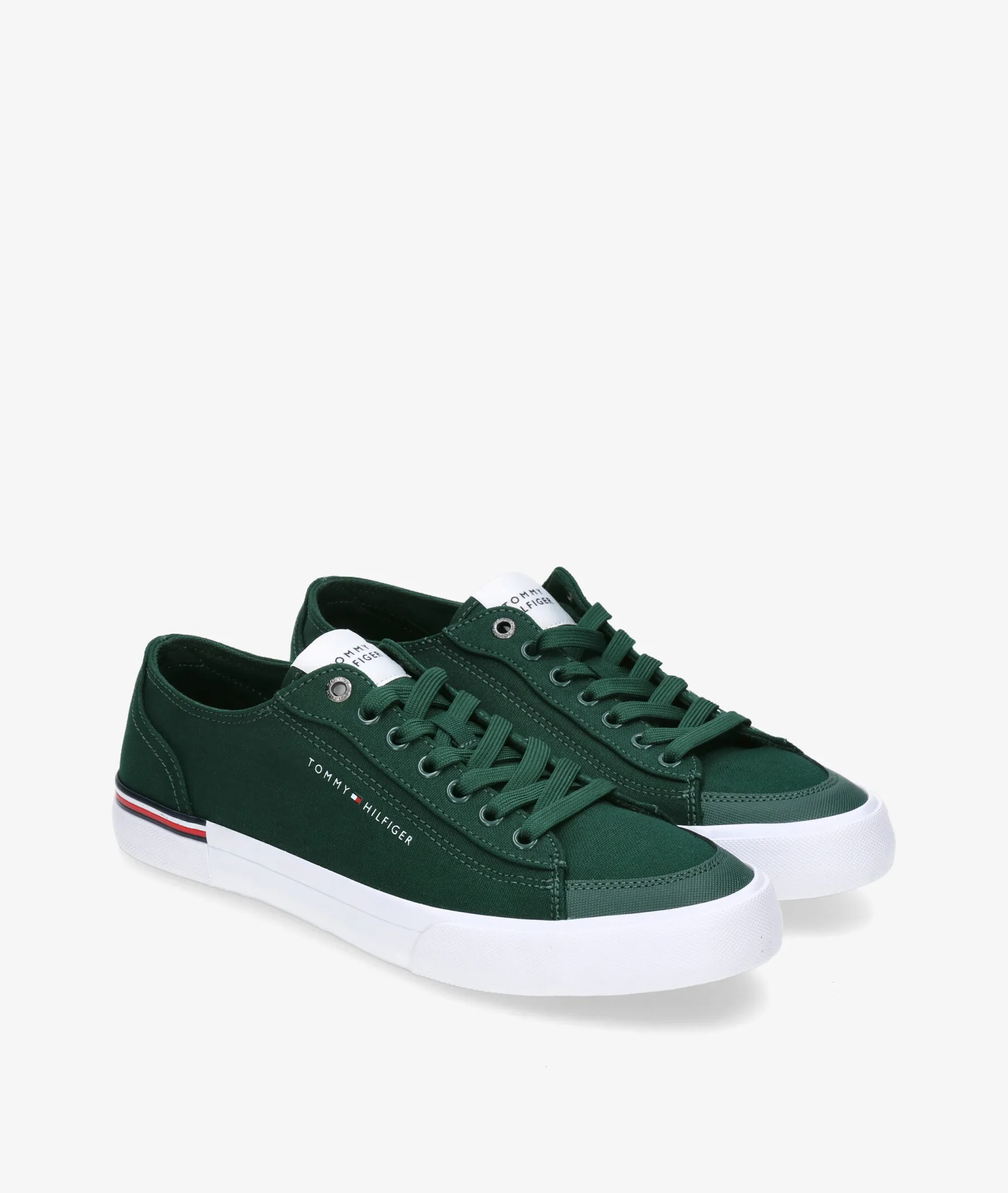 Deportivos Tommy Hilfiger  CORPORATE VULC CANVAS en caki