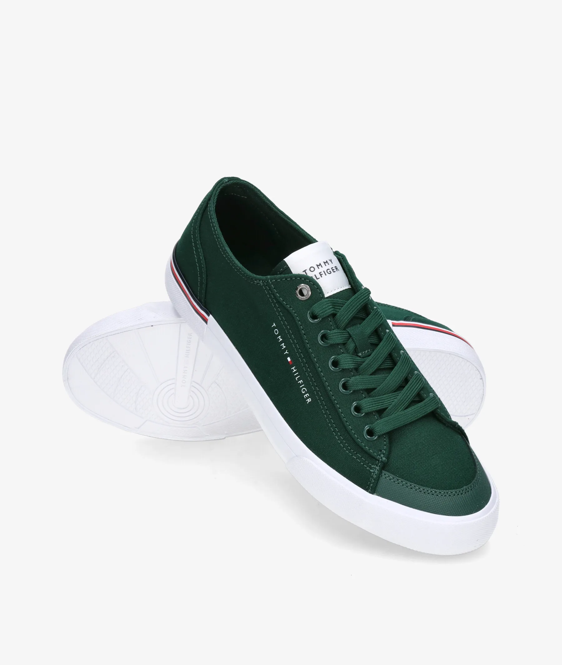 Deportivos Tommy Hilfiger  CORPORATE VULC CANVAS en caki