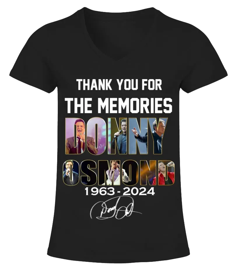 DONNY OSMOND 19632024 CAMISETA CUELLO PICO MUJER