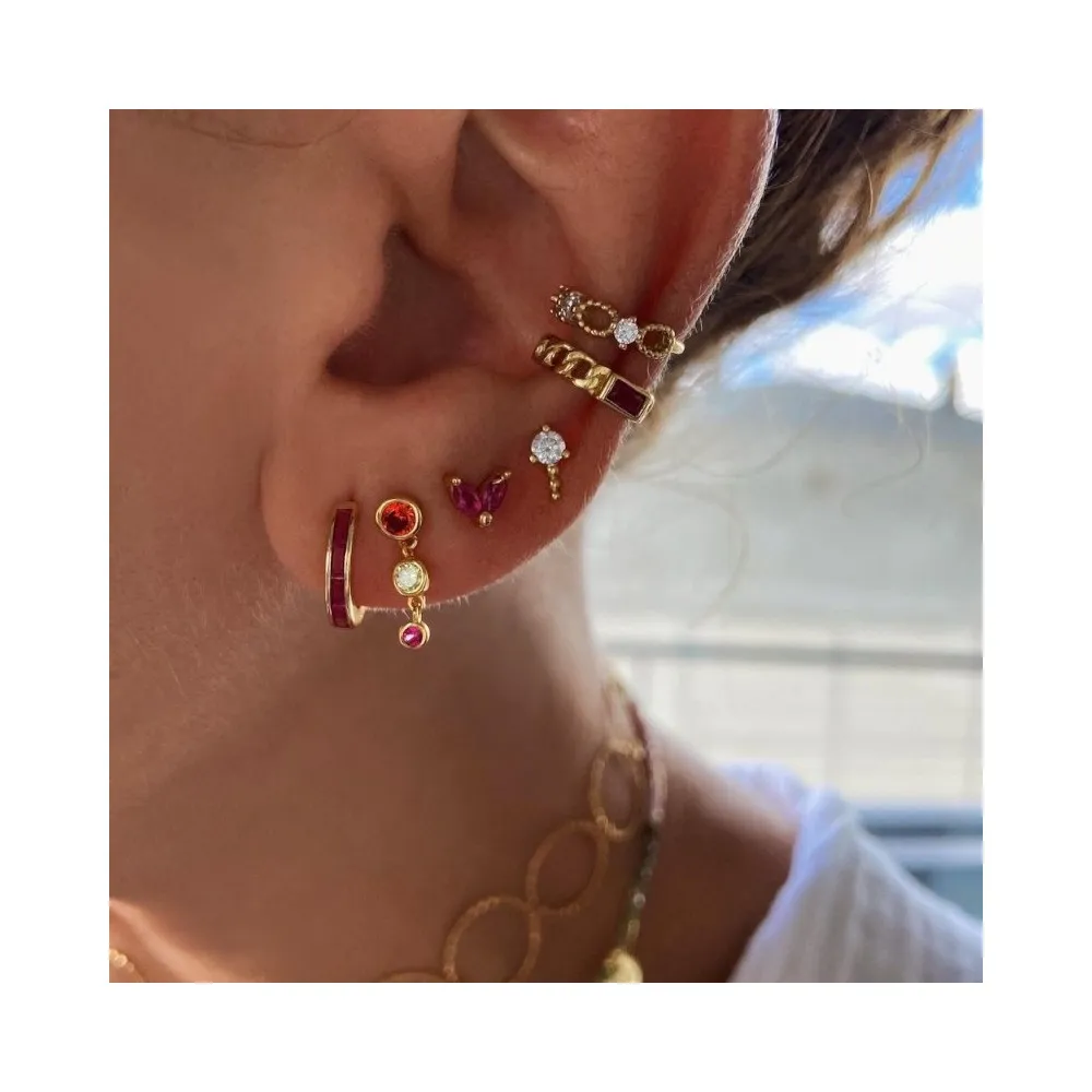 Ear Cuff Baris Rubi Oro