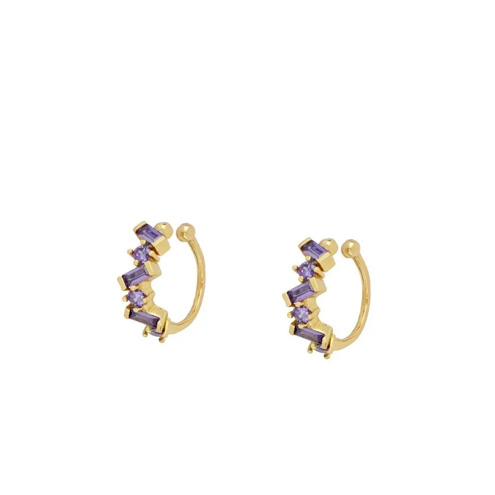 Ear Cuff Belle Lavanda Oro