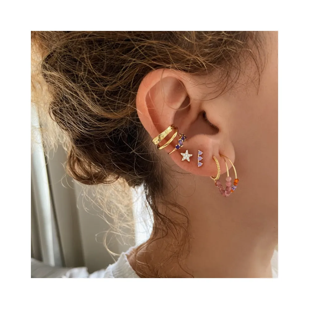 Ear Cuff Belle Lavanda Oro