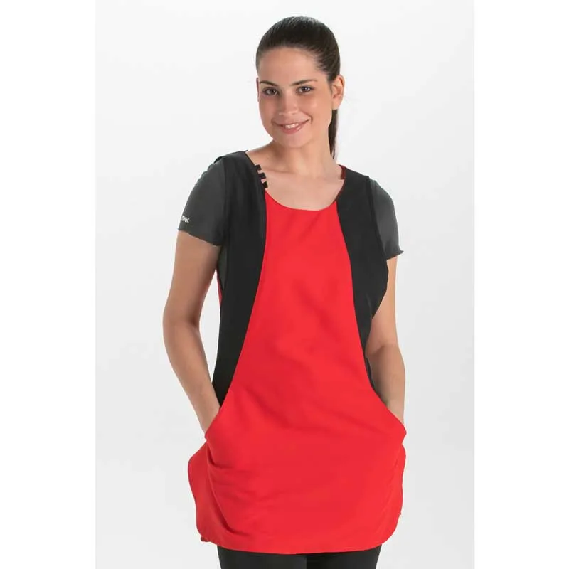 ESTOLA LABORAL SOFT ROJA BICOLOR DE MICROFIBRA  DYNEKE