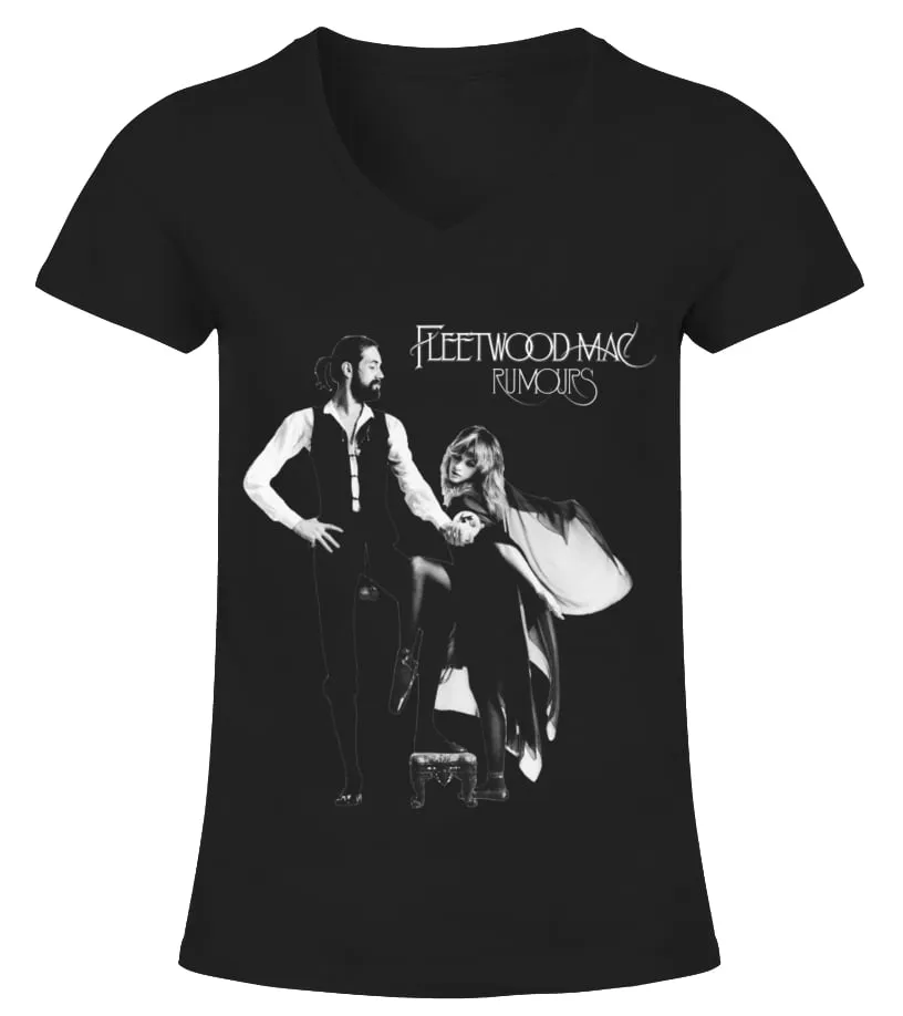Fleetwood Mac BK (8) Camiseta cuello pico Mujer