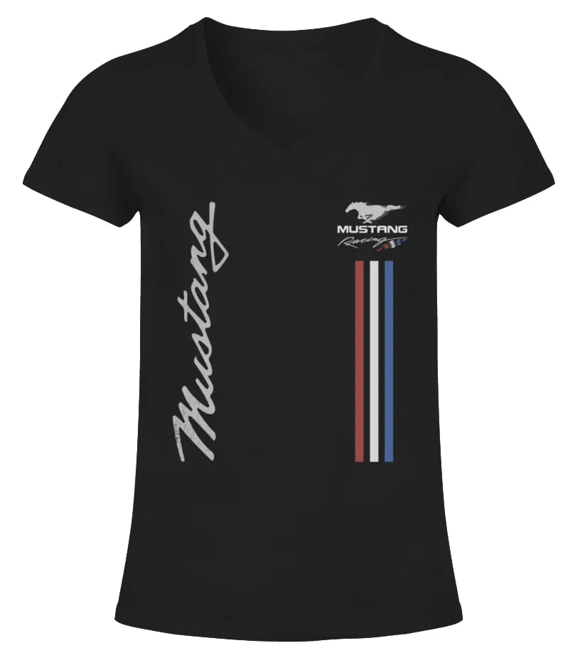 Ford Mustang G.BK Camiseta cuello pico Mujer