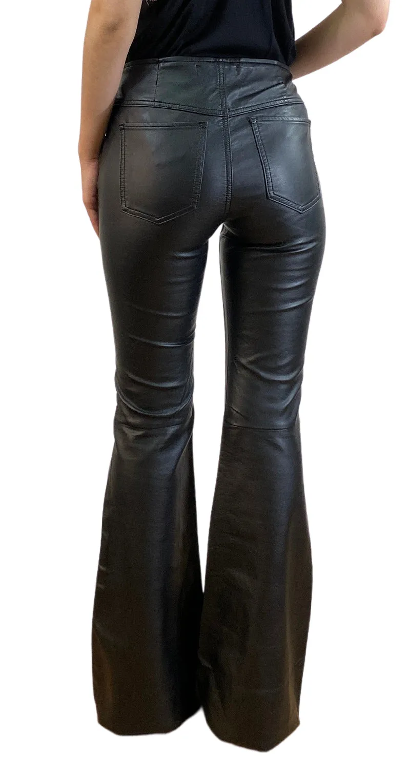 FREE PEOPLE Pantalón Ecocuero