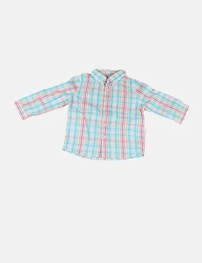 Gocco Camisa multicolor estampado cuadros