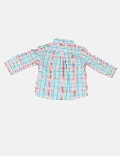 Gocco Camisa multicolor estampado cuadros