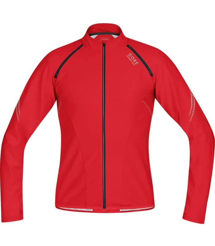 GORE MAGNITUDE WINDSTOPPER SOFT SHELL ZIPOFF ROJO