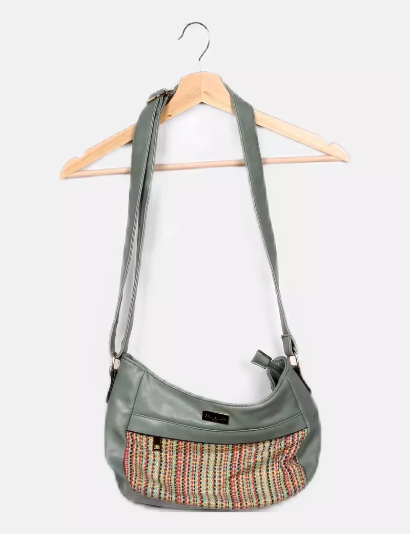 Greenwich Bolso tejido combinado