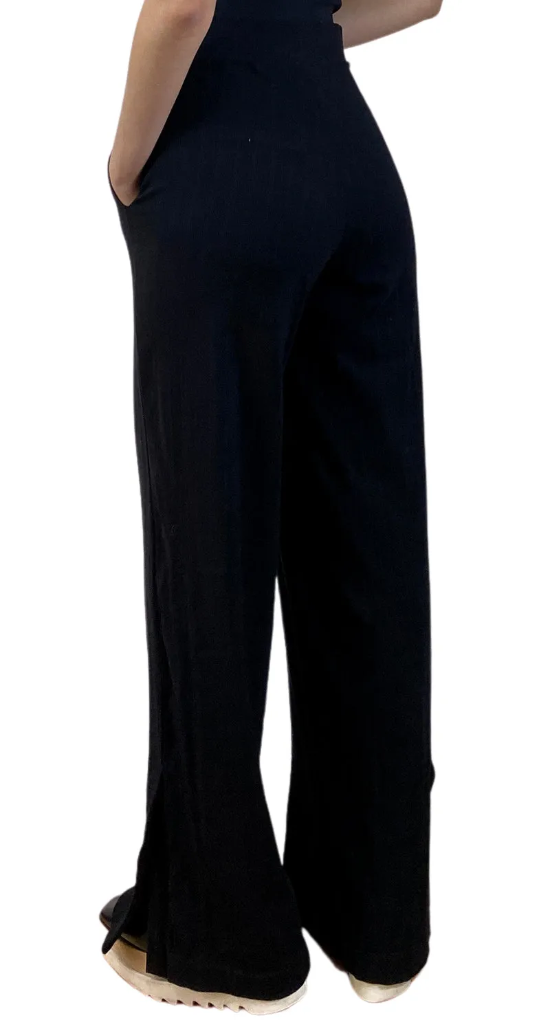 JAZMIN CHEBAR Pantalón Rayas Negro