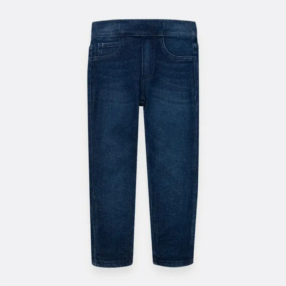 Jean silueta jeggings en tejido plano