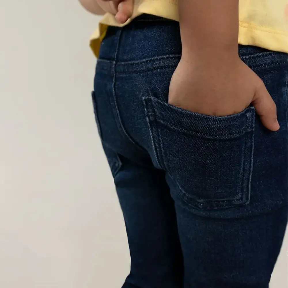 Jean silueta jeggings en tejido plano