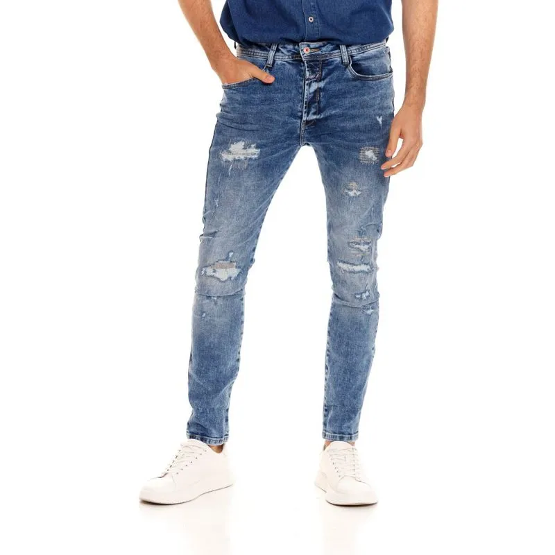 Jean Stretch New Breaker Para Hombre