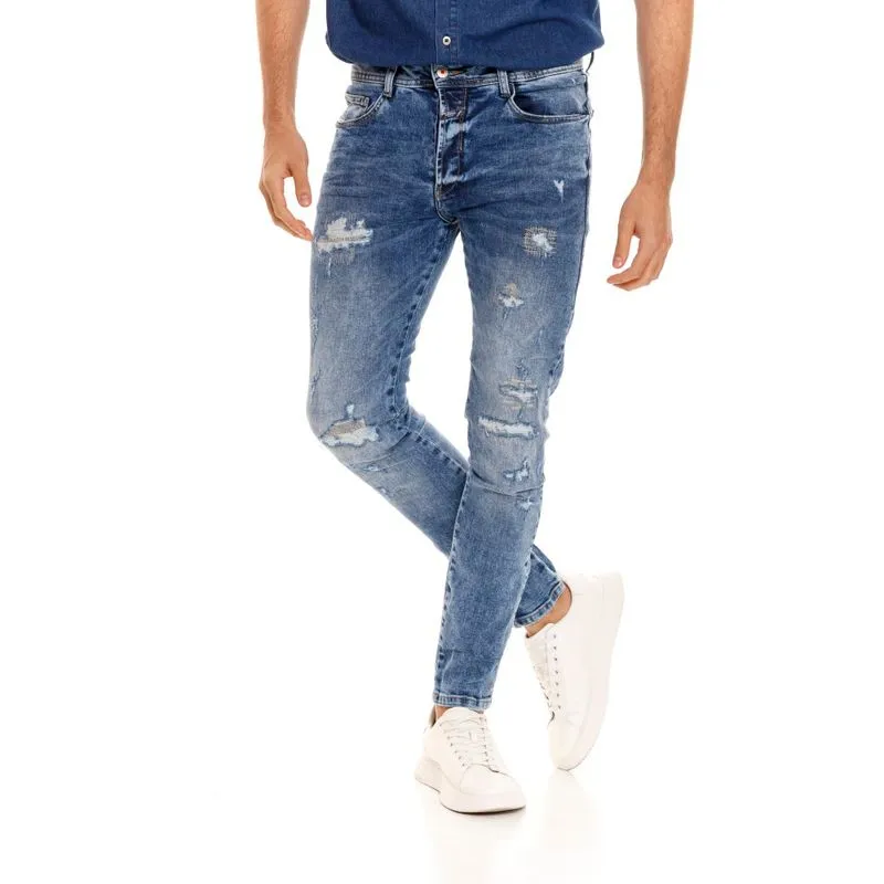 Jean Stretch New Breaker Para Hombre