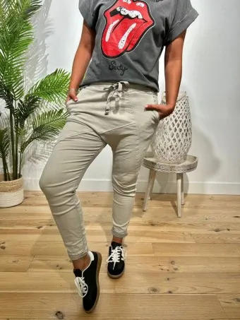 Jeans Baggy SKALE Taupe