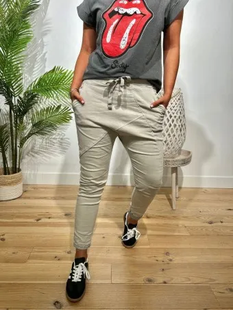 Jeans Baggy SKALE Taupe