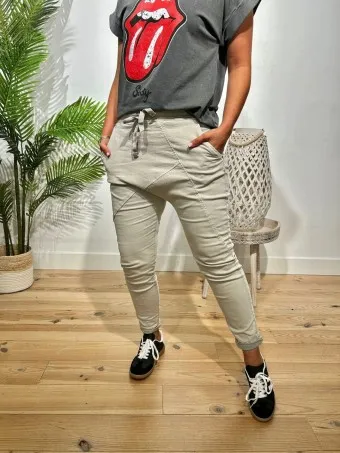 Jeans Baggy SKALE Taupe