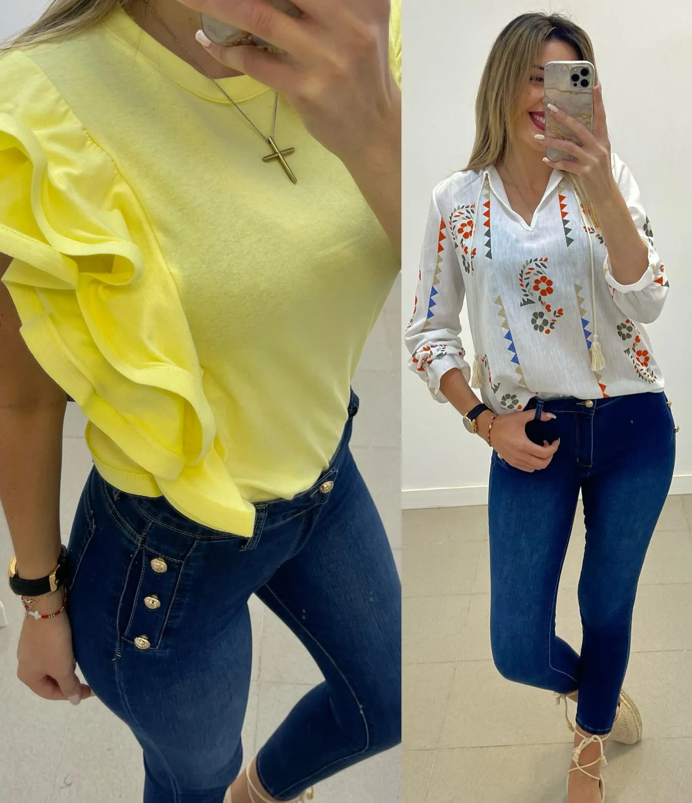 Jeans botones
