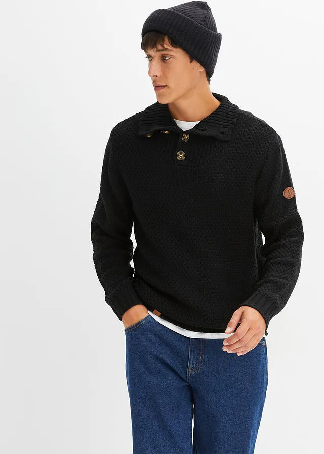 Jersey estilo troyer Negro