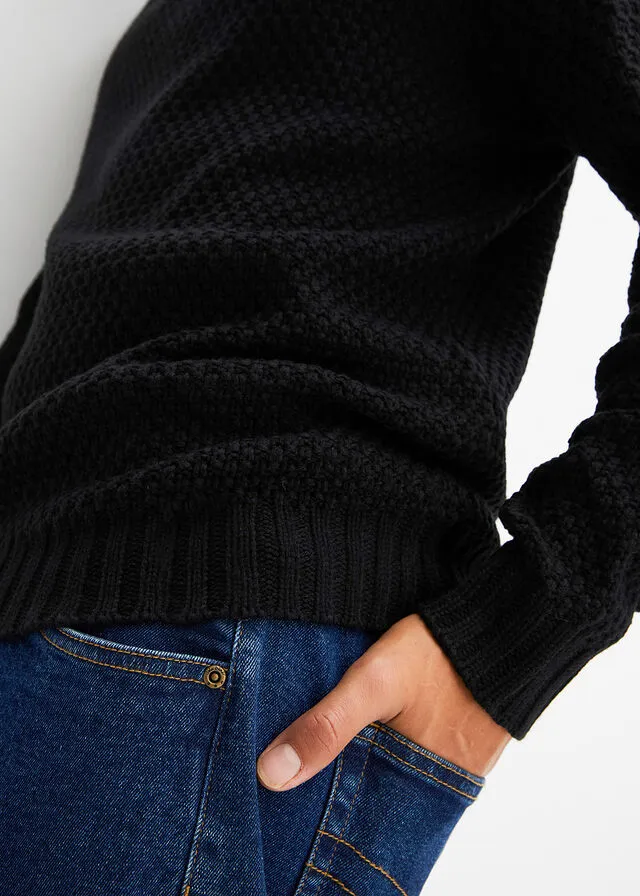 Jersey estilo troyer Negro