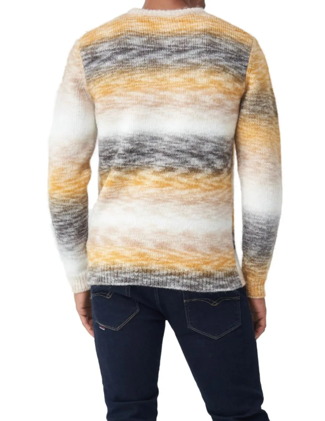 JERSEY SALSA SLIM CON PELO AMARILLO PARA HOMBRE Z