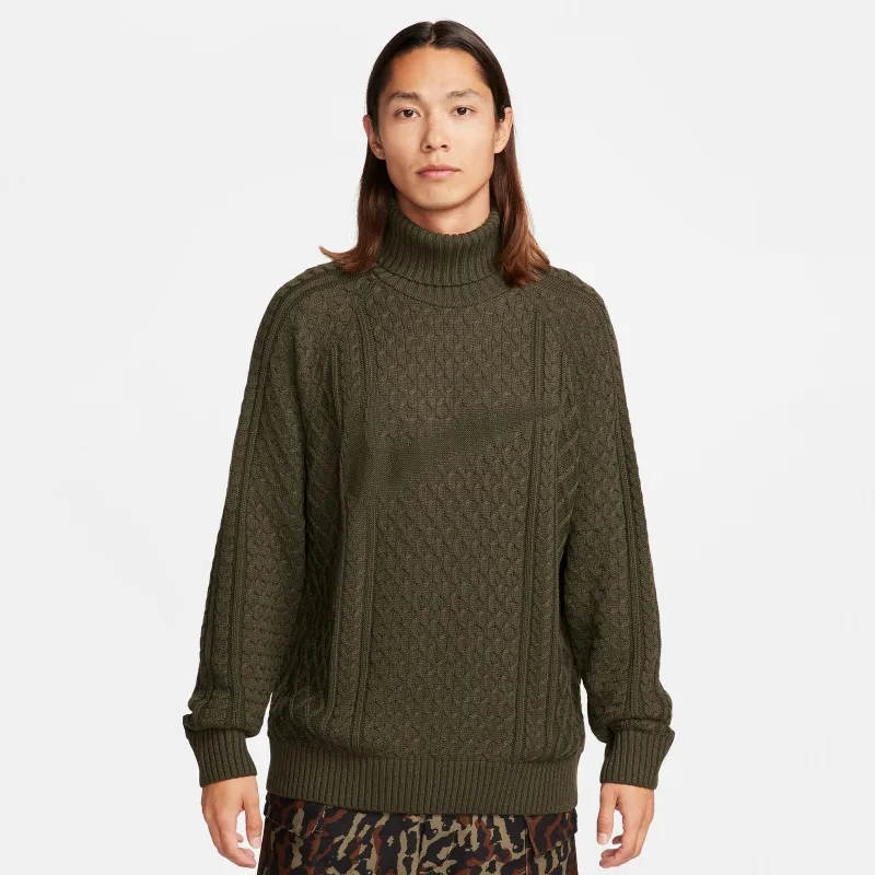 JERSéIS NIKE LIFE CABLE KNIT TURTLENECK SWEATER FB7770325