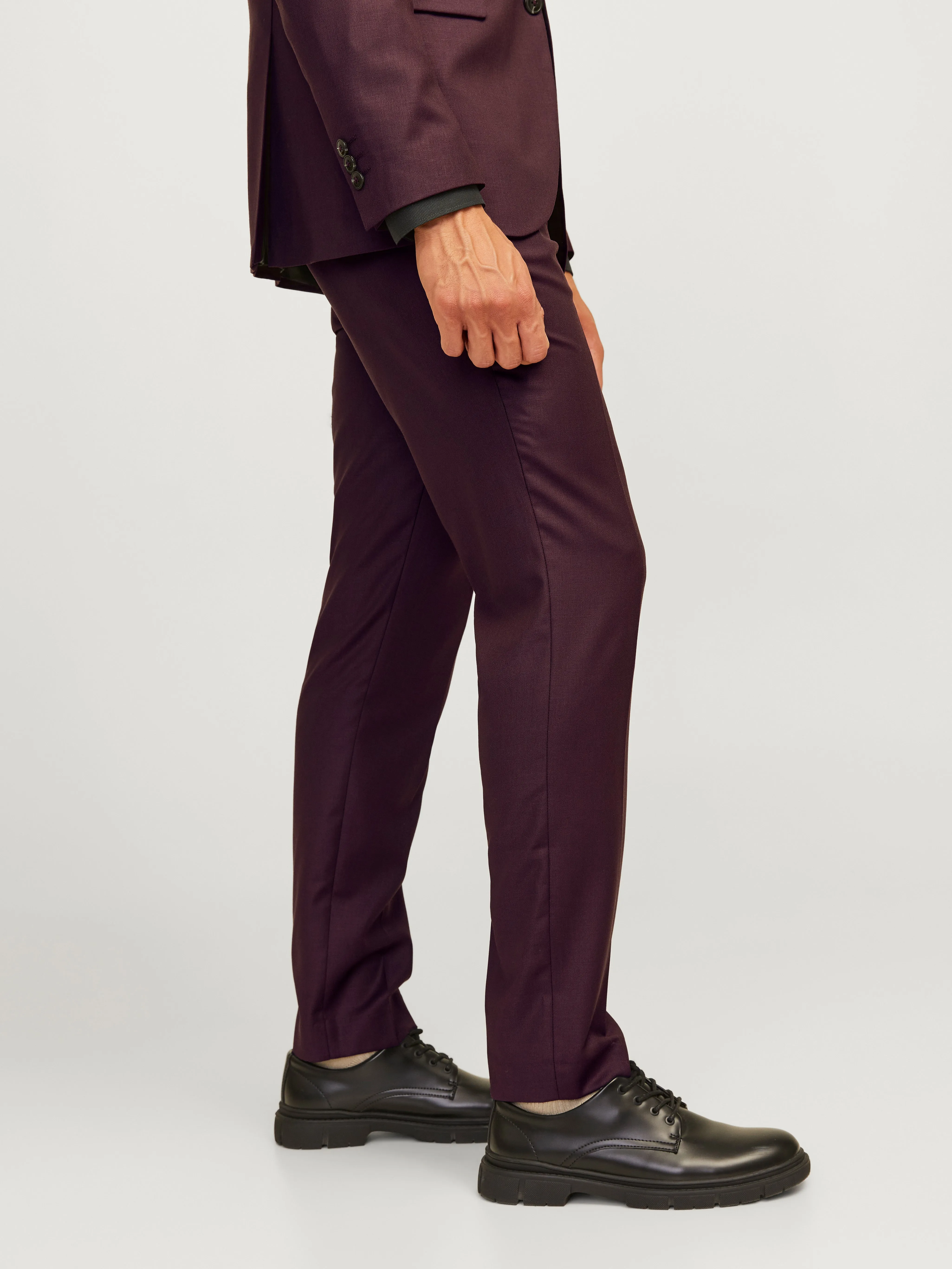 JPRSOLARIS Pantalones de vestir Corte super slim | Rojo oscuro | Jack & Jones®