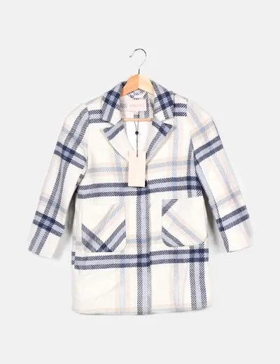 KIDS ONLY Blazer multicolor estampado cuadros