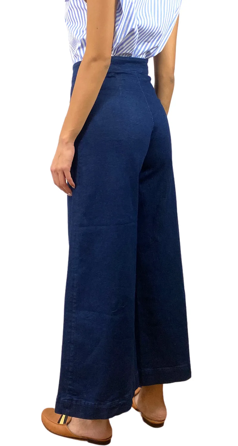 KIKA NEUMANN Pantalón Denim Piernas Anchas