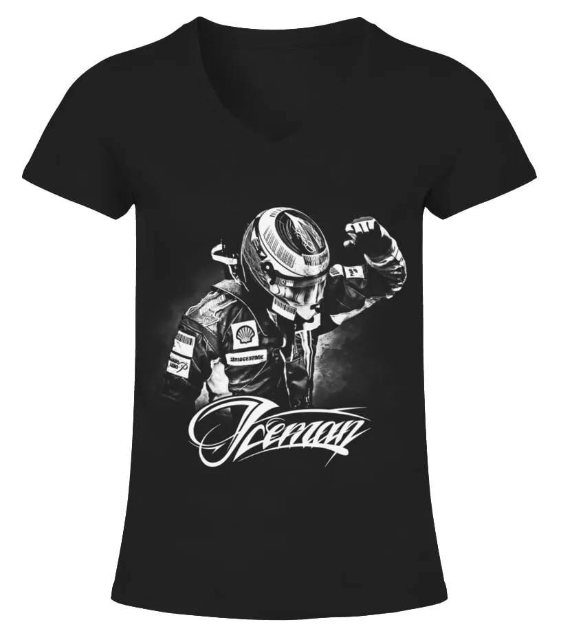 Kimi Raikkonen BK (16) Camiseta cuello pico Mujer